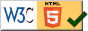 Valid HTML 5